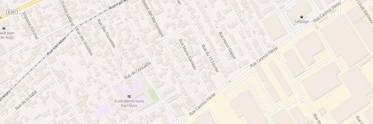 Plan du 19 Rue Marie Garreau à Bezons