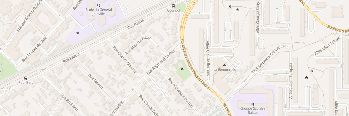 Plan du 194 Rue Raymond Barbet à Nanterre