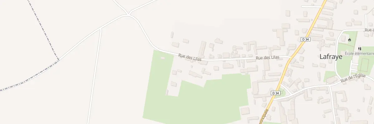 Plan du 27 Rue des Lilas à Lafraye
