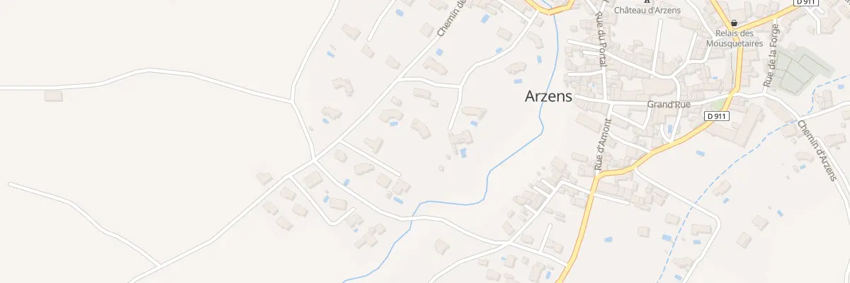 Plan du 6 Che de Fafur à Arzens