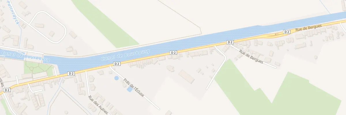 Plan du 108 Rue de Bergues à Bourbourg