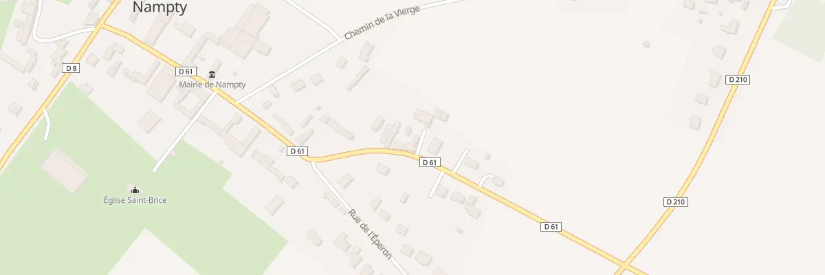 Plan du 11 Rue de Saint Sauflieu à Nampty