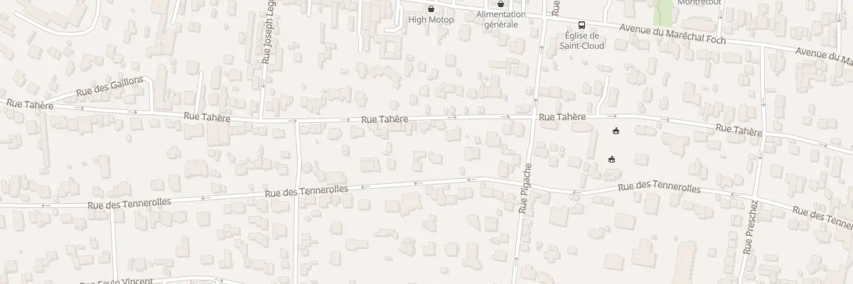 Plan du 69 Rue Tahere à Saint-Cloud