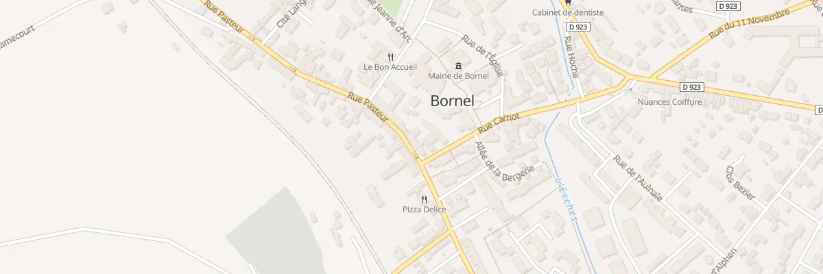Plan du 21 Rue Pasteur à Bornel