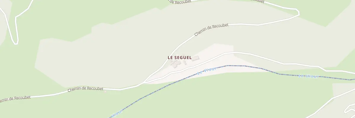 Plan du 5393 Le Seguel à Mirandol-Bourgnounac