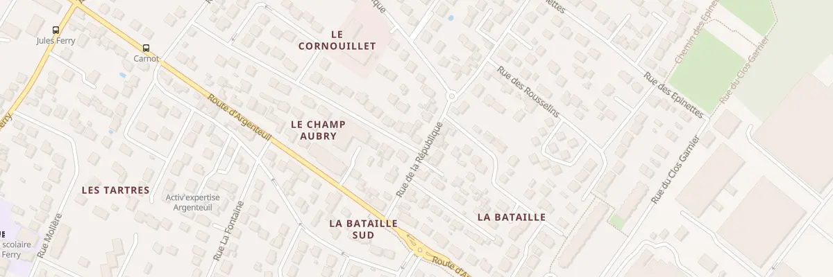 Plan du 66 Rue de la République à Cormeilles-en-Parisis