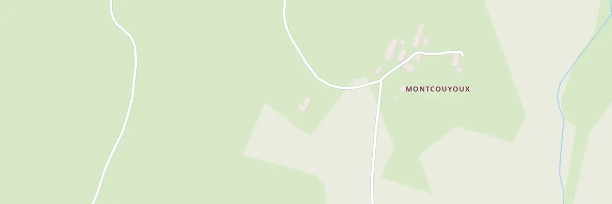 Plan du 1 Montcouyoux à Saint-Chabrais