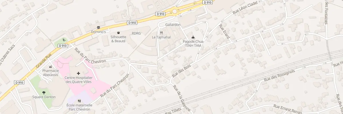 Plan du 6 Rue Ernest Morlet à Sèvres