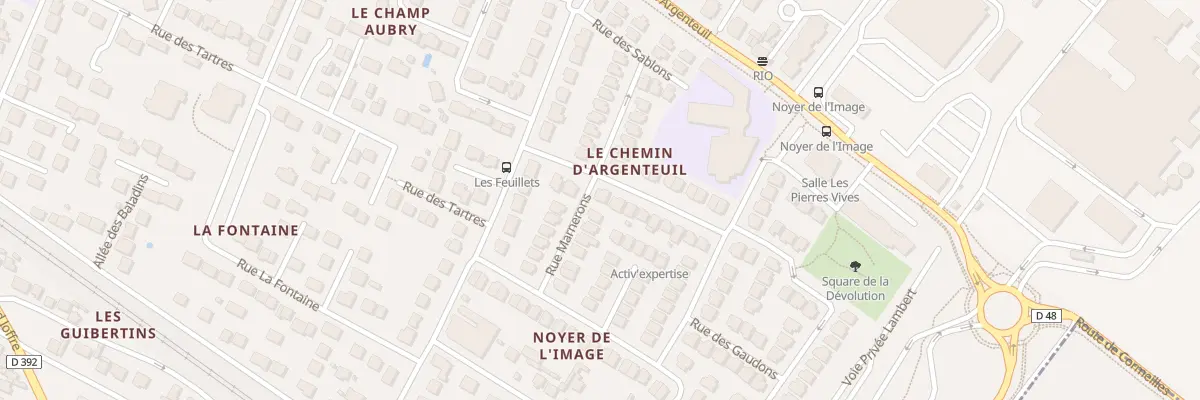 Plan du 8 Rue du Mont de Villiers à Cormeilles-en-Parisis