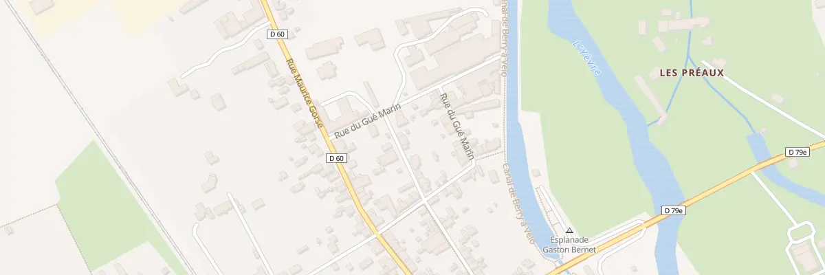 Plan du 34 Rue Saint-Louis à Mehun-sur-Yèvre