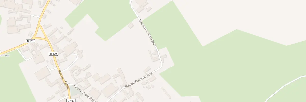 Plan du 13 Rue du Point du Jour à Linzeux
