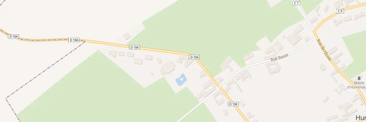 Plan du 15B Rte de Blangy à Humerœuille