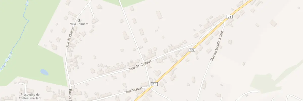 Plan du 31 Rue du Chatelet à Châteaumeillant