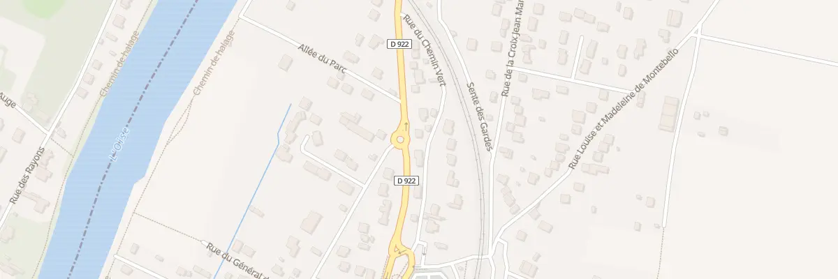 Plan du 17 Grande Rue à Mériel