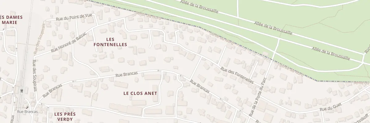 Plan du 102 Rue Brancas à Sèvres