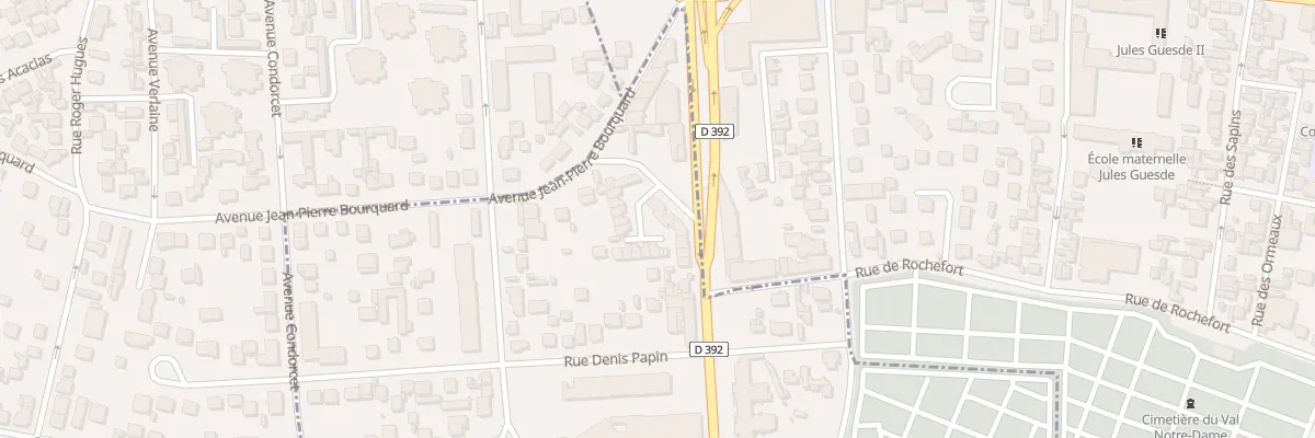 Plan du 3 All de la Fontaine à Bezons