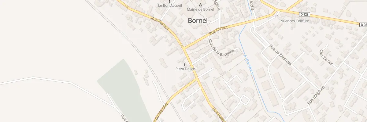 Plan du 54 Rue Pasteur à Bornel