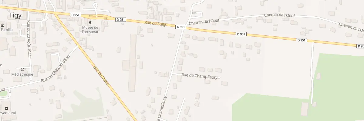 Plan du 9B Rue de Champfleury à Tigy