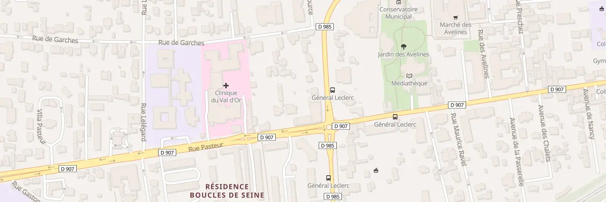 Plan du 4 Rue Pasteur à Saint-Cloud