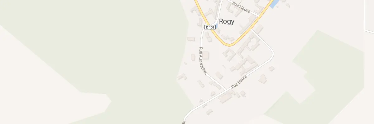 Plan du 5163F Rue aux Vaches à Rogy