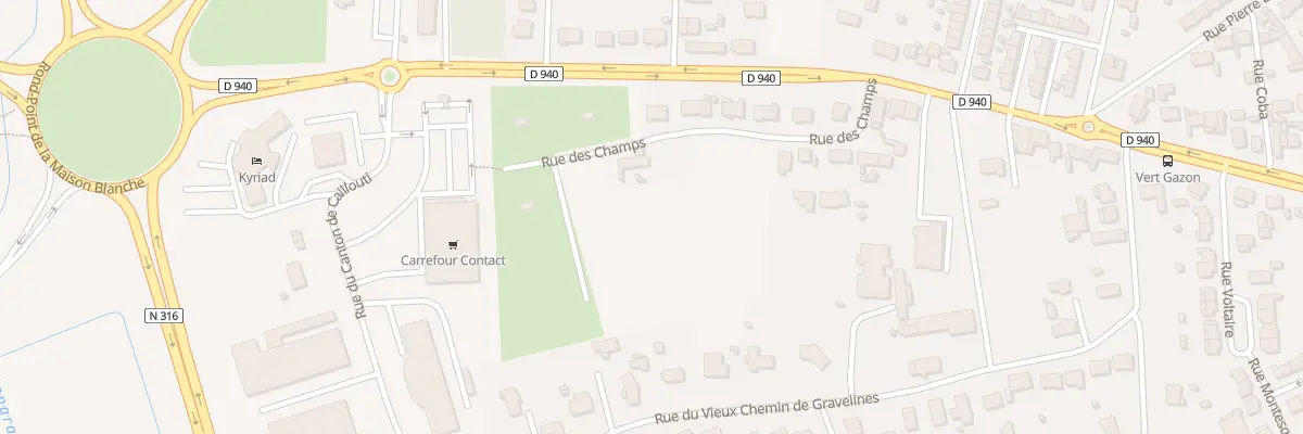 Plan du 197 Rue des Champs à Loon-Plage