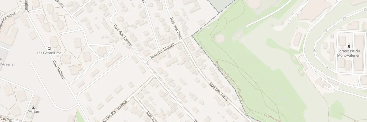 Plan du 52 Rue des Talus à Rueil-Malmaison