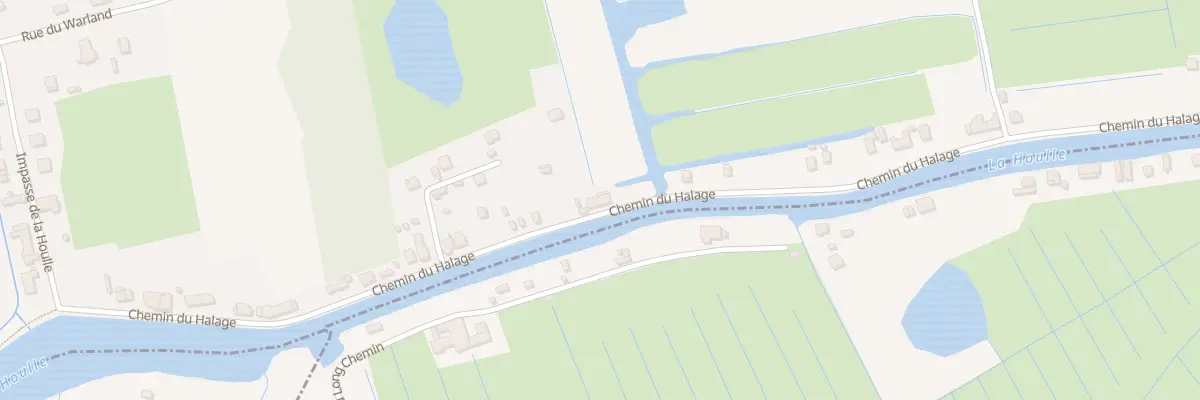 Plan du 32 Che du Halage à Houlle