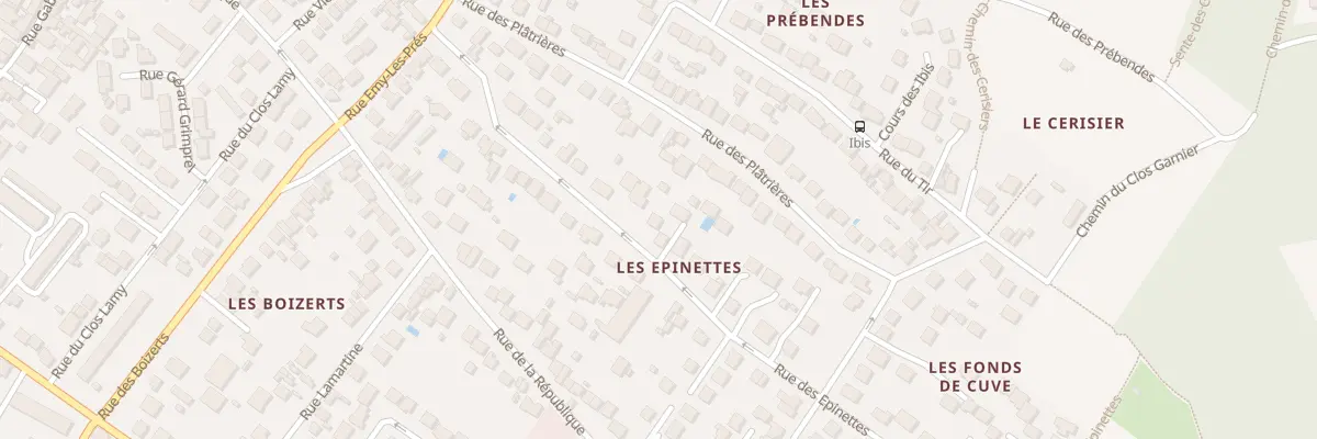 Plan du 25 Rue des Epinettes à Cormeilles-en-Parisis