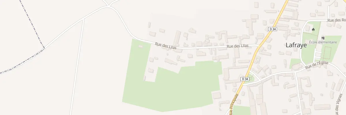 Plan du 23 Rue des Lilas à Lafraye