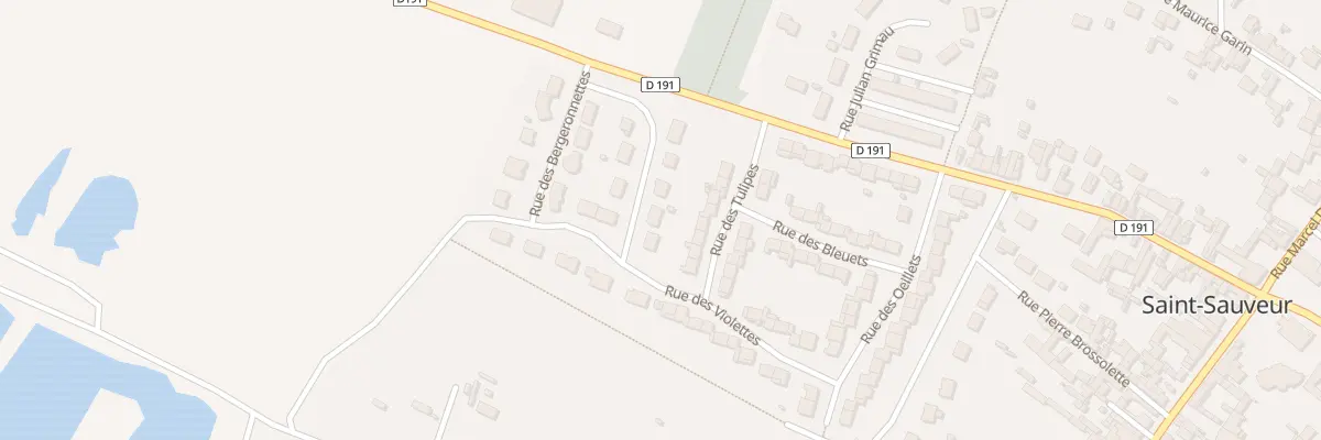 Plan du 12 Rue des Mesanges à Saint-Sauveur
