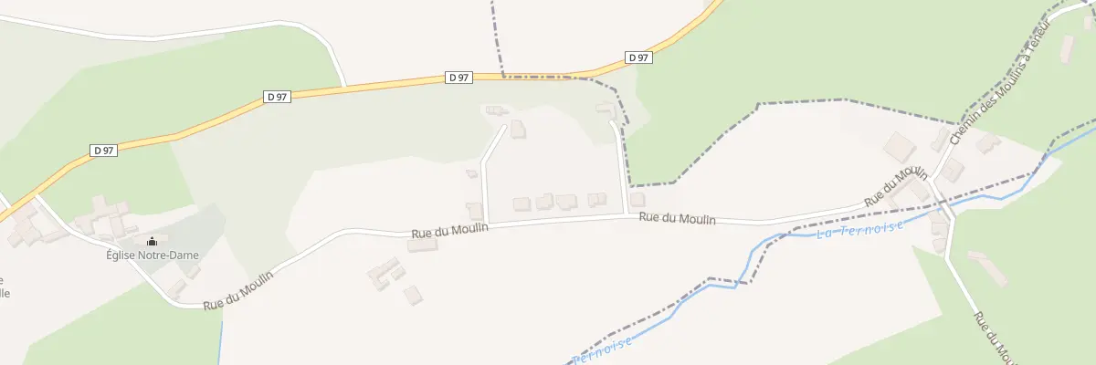 Plan du 13 Rue du Moulin à Tilly-Capelle