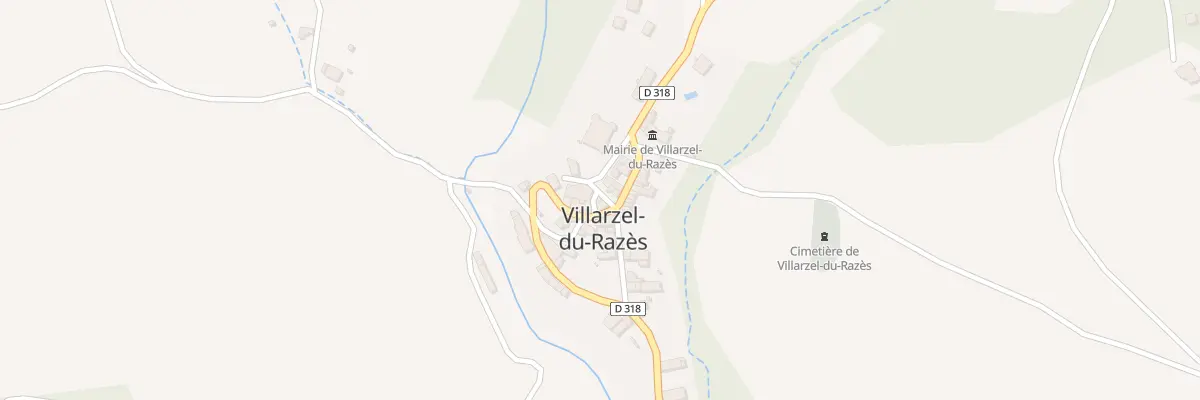 Plan du 23 Le Village à Villarzel-du-Razès