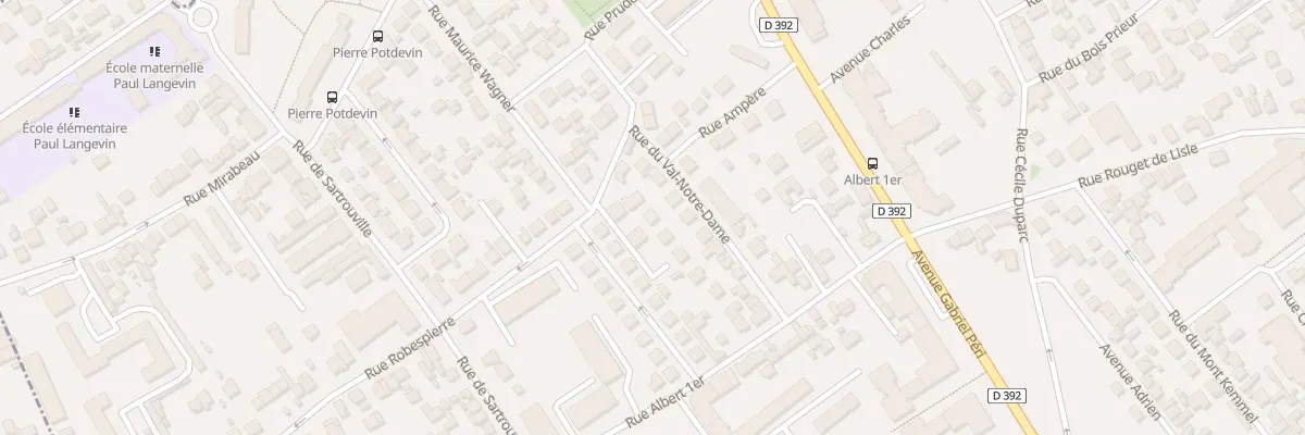 Plan du 21 Rue du Val Notre-dame à Bezons