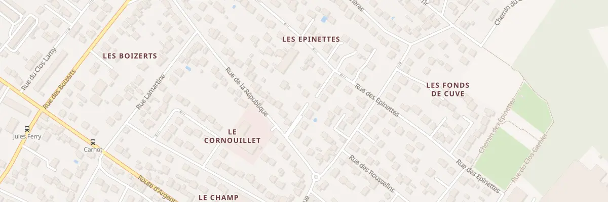 Plan du 50 Rue des Epinettes à Cormeilles-en-Parisis