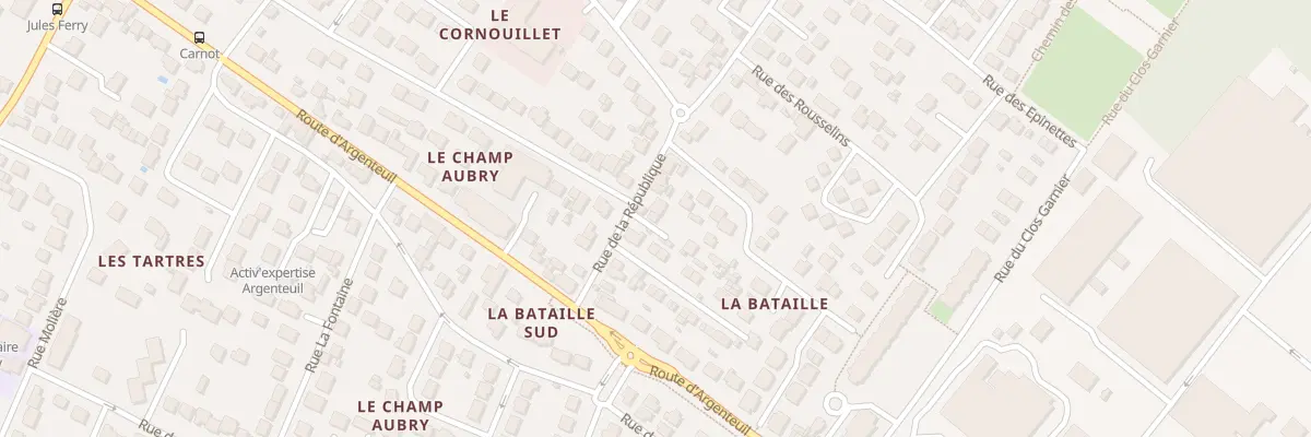 Plan du 103 Rue de la République à Cormeilles-en-Parisis