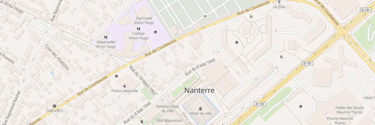 Plan du 123B Rue du 8 Mai 1945 à Nanterre
