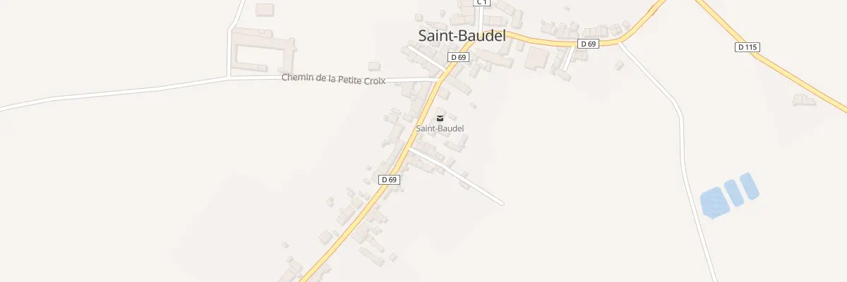 Plan du 56 Le Bourg à Saint-Baudel