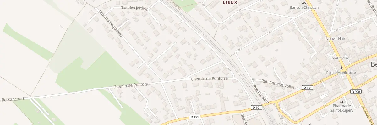 Plan du 10 Rue de la Pointe à Bessancourt