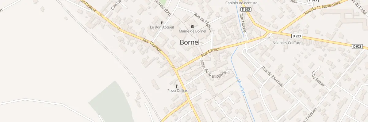 Plan du 10 Rue Carnot à Bornel