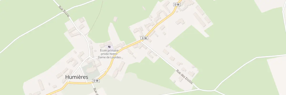 Plan du 8 Rue de l’Eglise à Humières