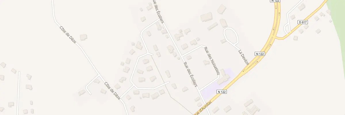 Plan du 7 Rue des Ecoliers à Saint-Étienne-de-Maurs