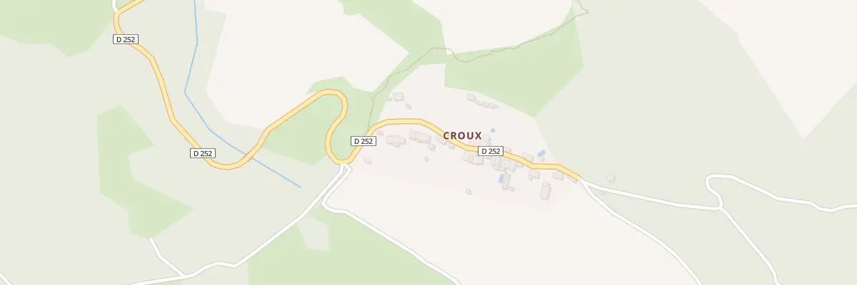 Plan du 9001 Croux à Antugnac