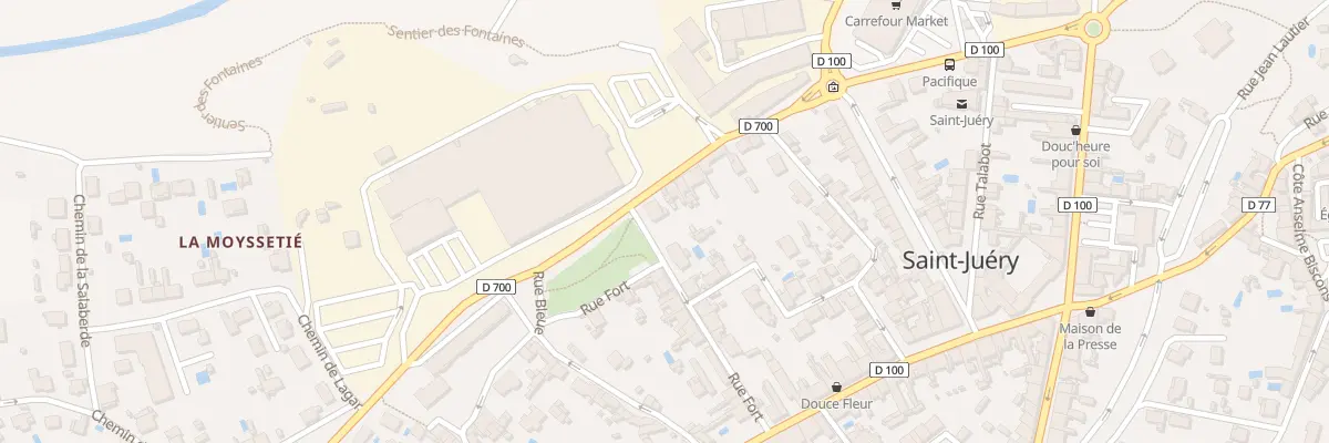 Plan du 20 Rue Fort à Saint-Juéry