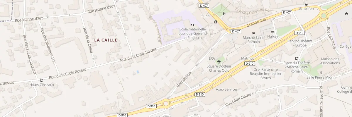Plan du 11 Rue Croix Bosset à Sèvres