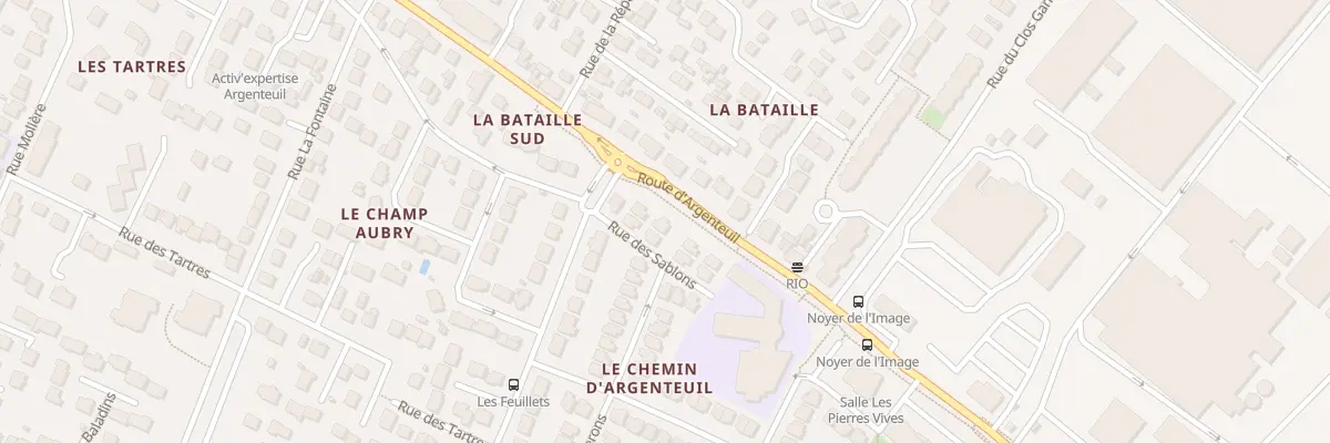 Plan du 7 Rue des Sablons à Cormeilles-en-Parisis