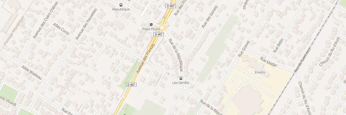 Plan du 100 Rue de la République à Montigny-lès-Cormeilles