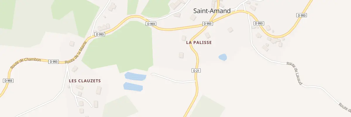 Plan du 4 Rte du Cheix à Saint-Amand
