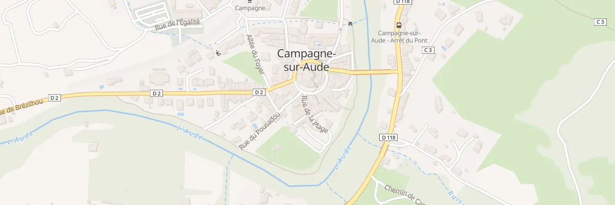 Plan du 160 Le Village à Campagne-sur-Aude