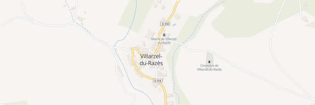 Plan du 8 Le Village à Villarzel-du-Razès