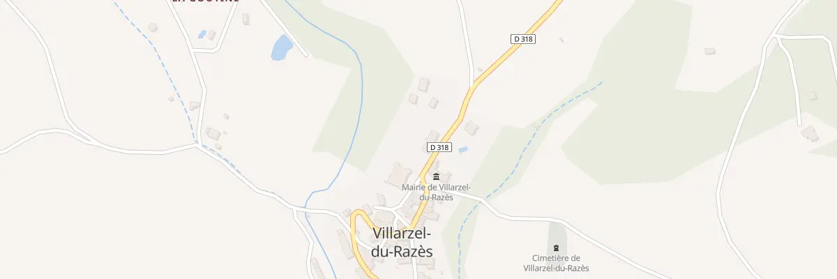 Plan du 41 Le Village à Villarzel-du-Razès